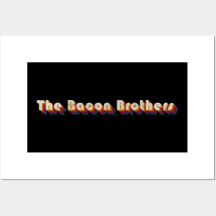 retro vintage The Bacon Brothers Posters and Art